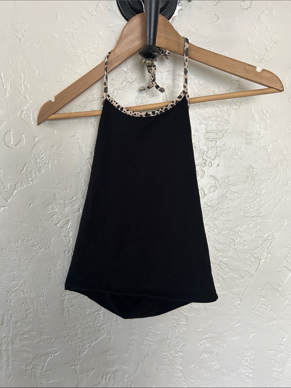 Brandy Melville Leopard Halter Top